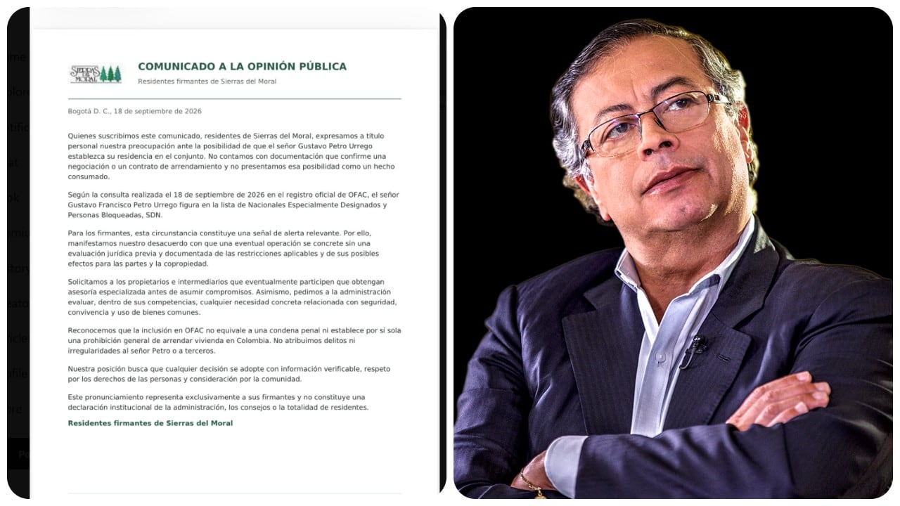 Gustavo Petro y la comunicación de los vecinos de Sierra del Moral.