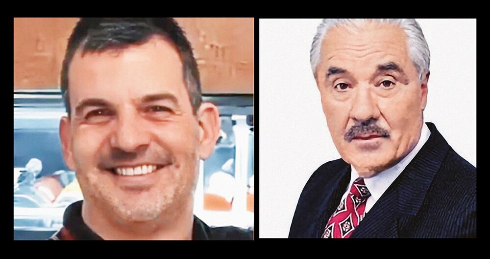 Danilo Romero, amigo del presidente Gustavo Petro (arriba). Milton Cabeza Peñaranda, apoderado de Helistar (abajo).