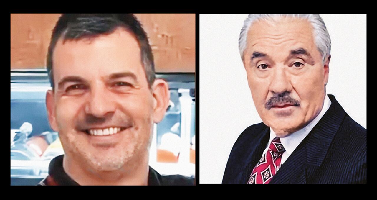 Danilo Romero, amigo del presidente Gustavo Petro (arriba). Milton Cabeza Peñaranda, apoderado de Helistar (abajo).