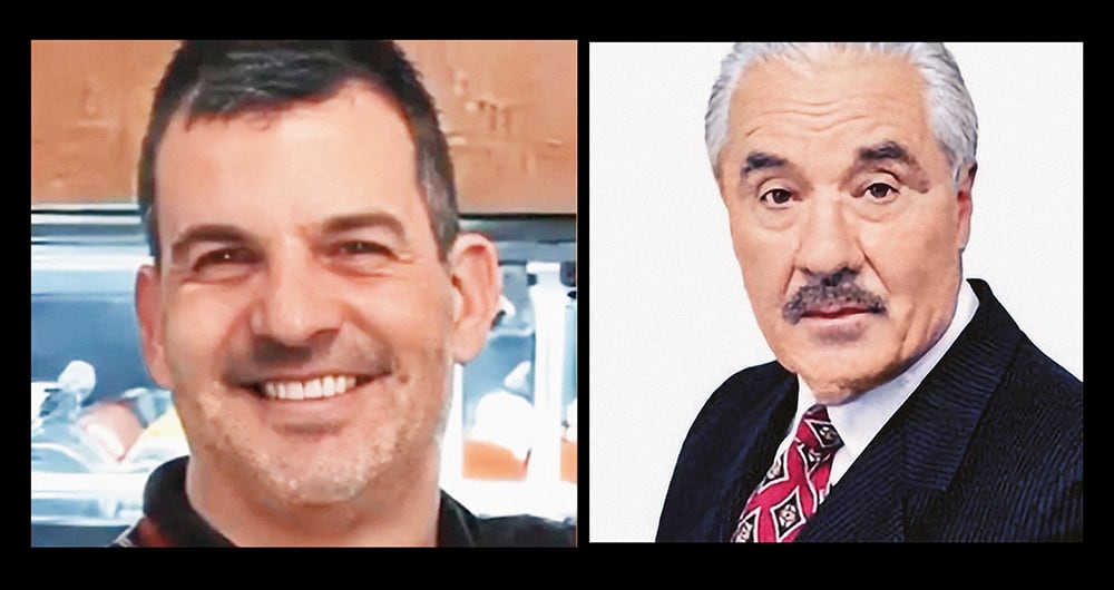 Danilo Romero, amigo del presidente Gustavo Petro (arriba). Milton Cabeza Peñaranda, apoderado de Helistar (abajo). 