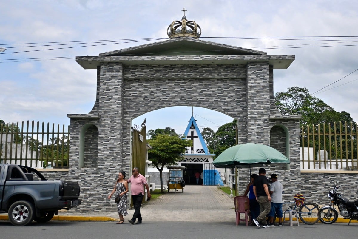 Morgue del cantón Naranjal, donde se llevaron las ocho cabezas humanas encontradas por la policía en la parroquia Jesús María, en la provincia de Guayas, Ecuador.