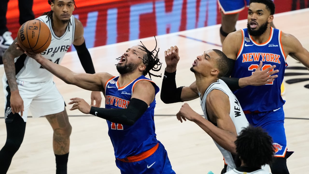 Jalen Brunson, MVP de las Finales, tras el título de New York Knicks.