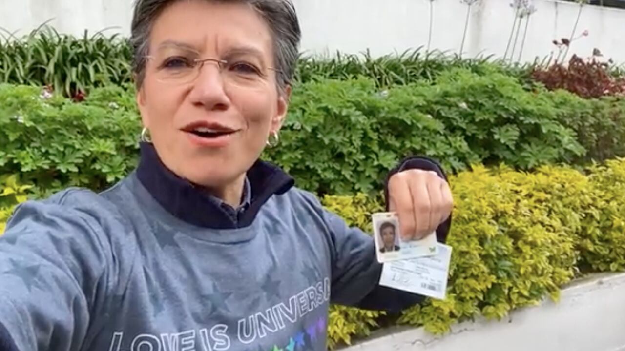 Claudia López ejerció su derecho al voto y envió mensaje a la comunidad LGTBI