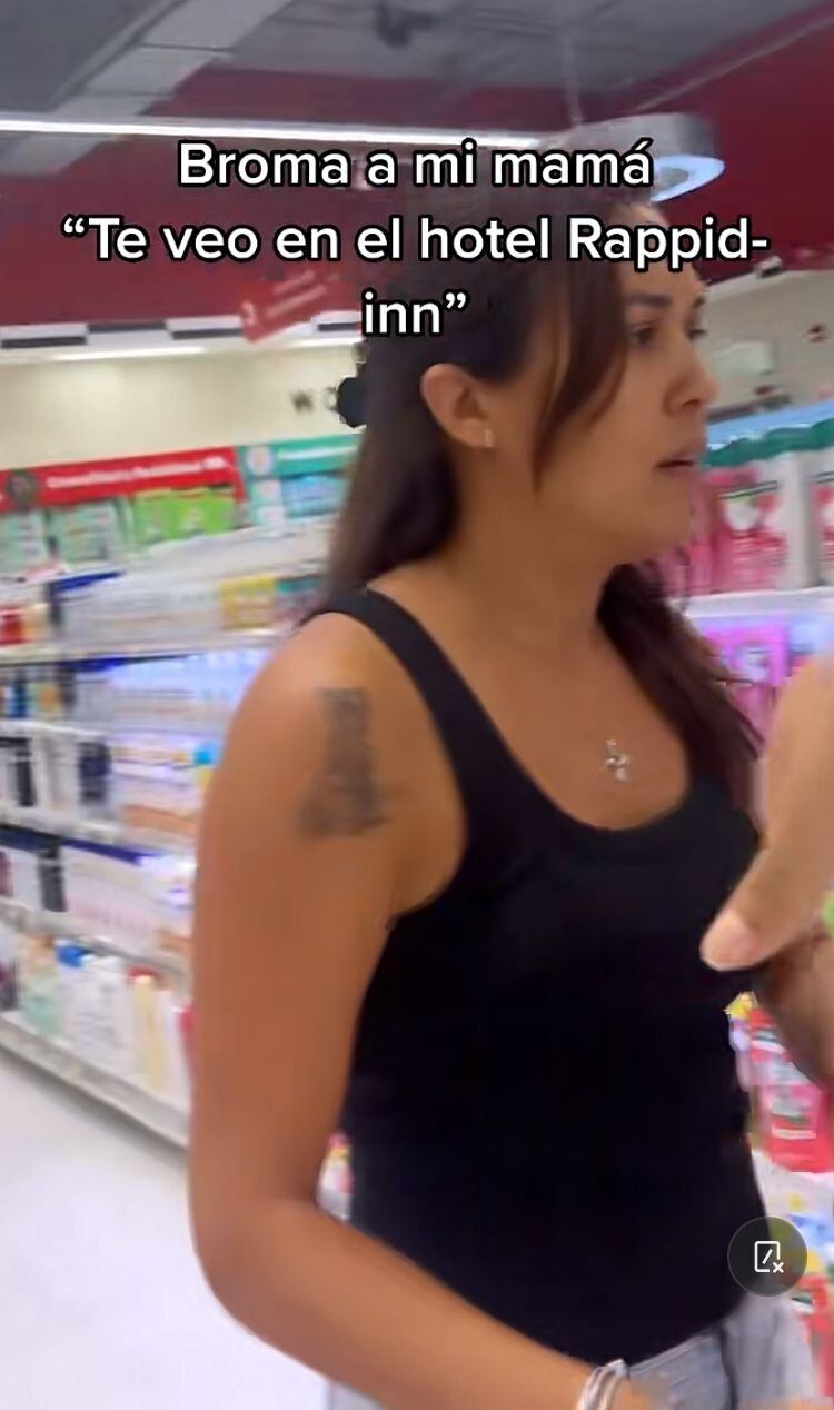 Discusión en el supermercado