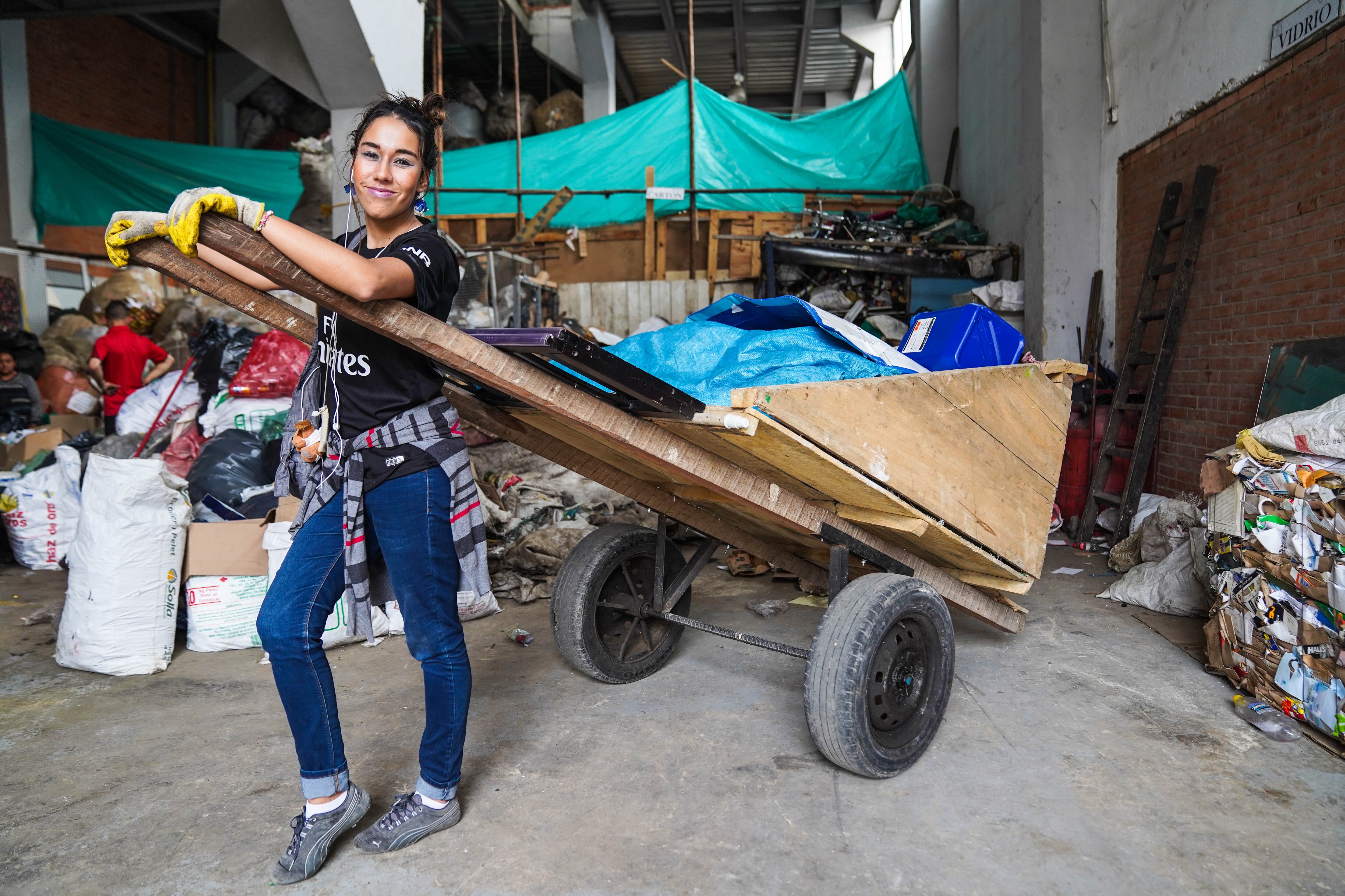 Reciclar para salvar al mundo.