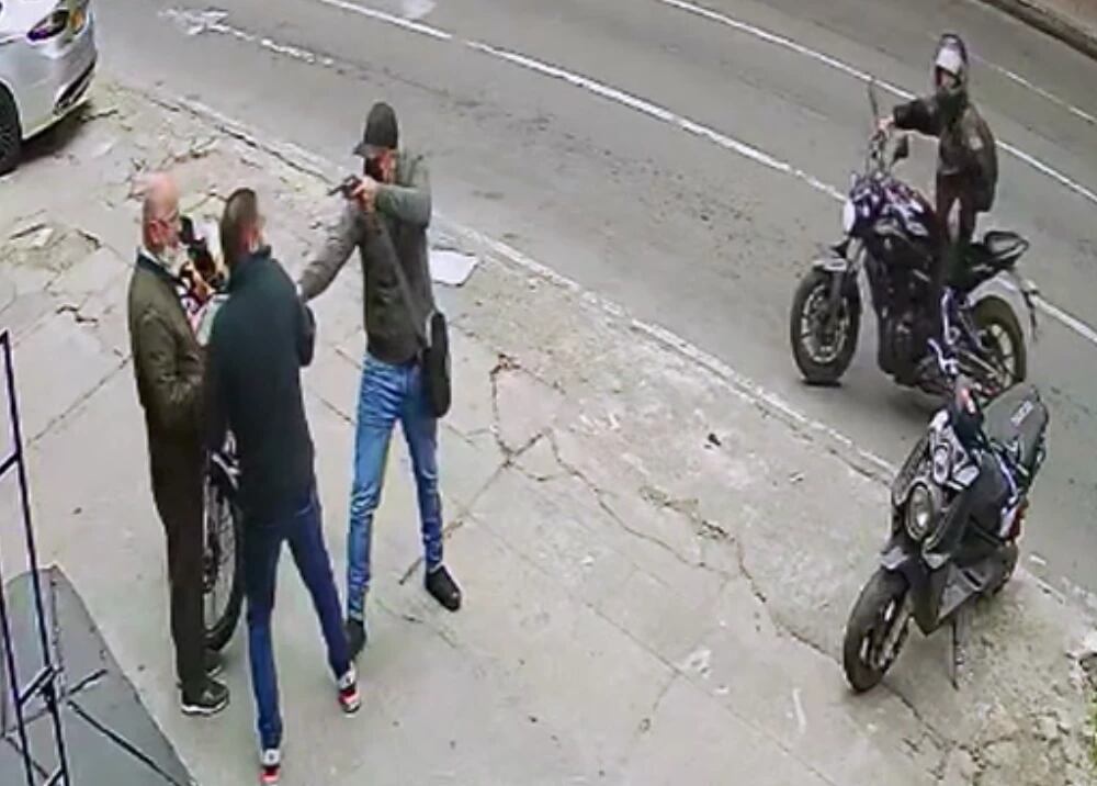 Atraco en el sector de El Campín de Bogotá.