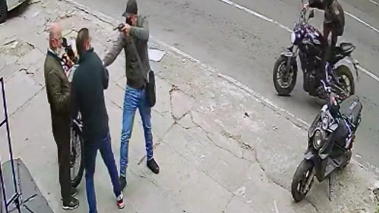 Atraco en el sector de El Campín de Bogotá.