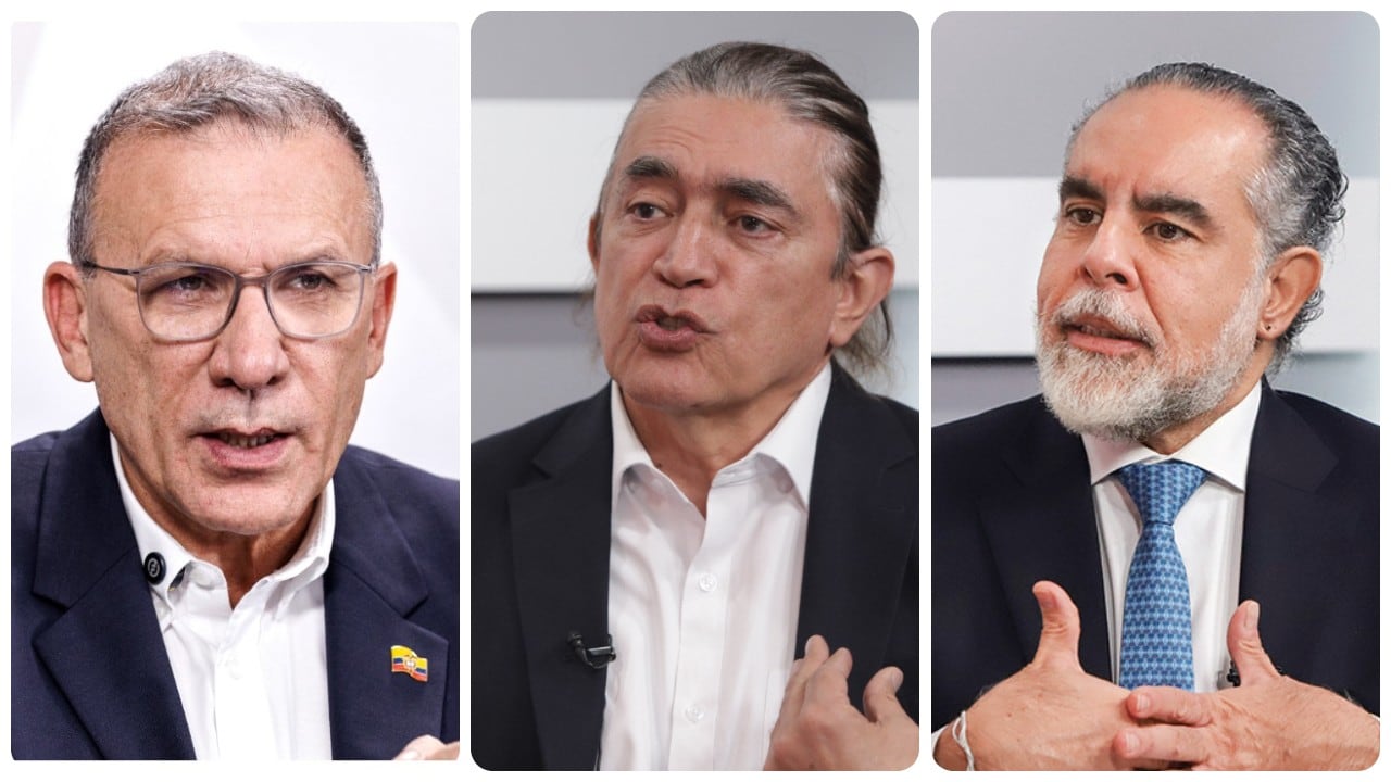 Roy Barreras, Gustavo Bolívar y Armando Benedetti.