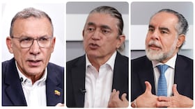 Roy Barreras, Gustavo Bolívar y Armando Benedetti.