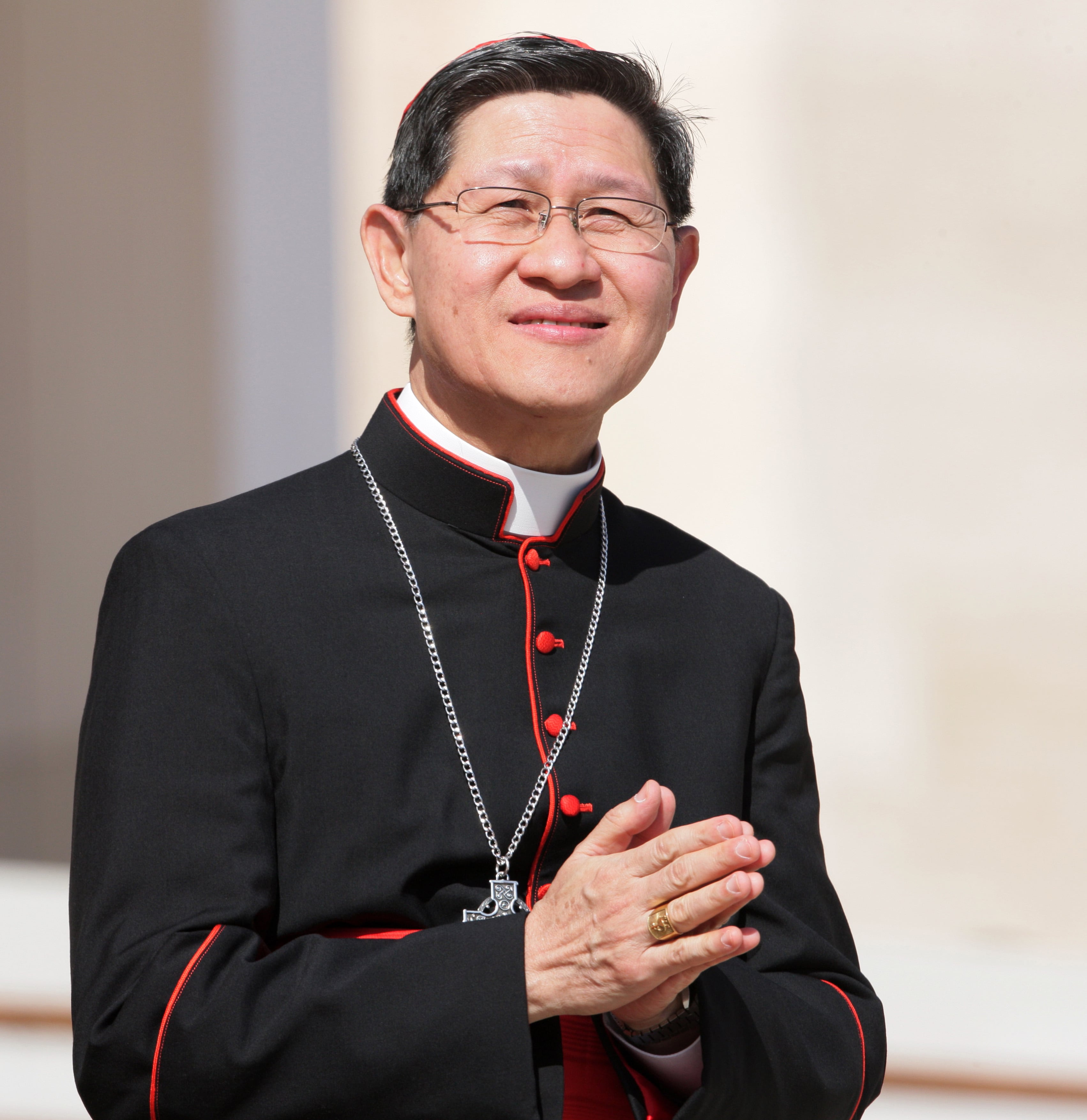 Luis Antonio Tagle, cardenal de Filipinas.