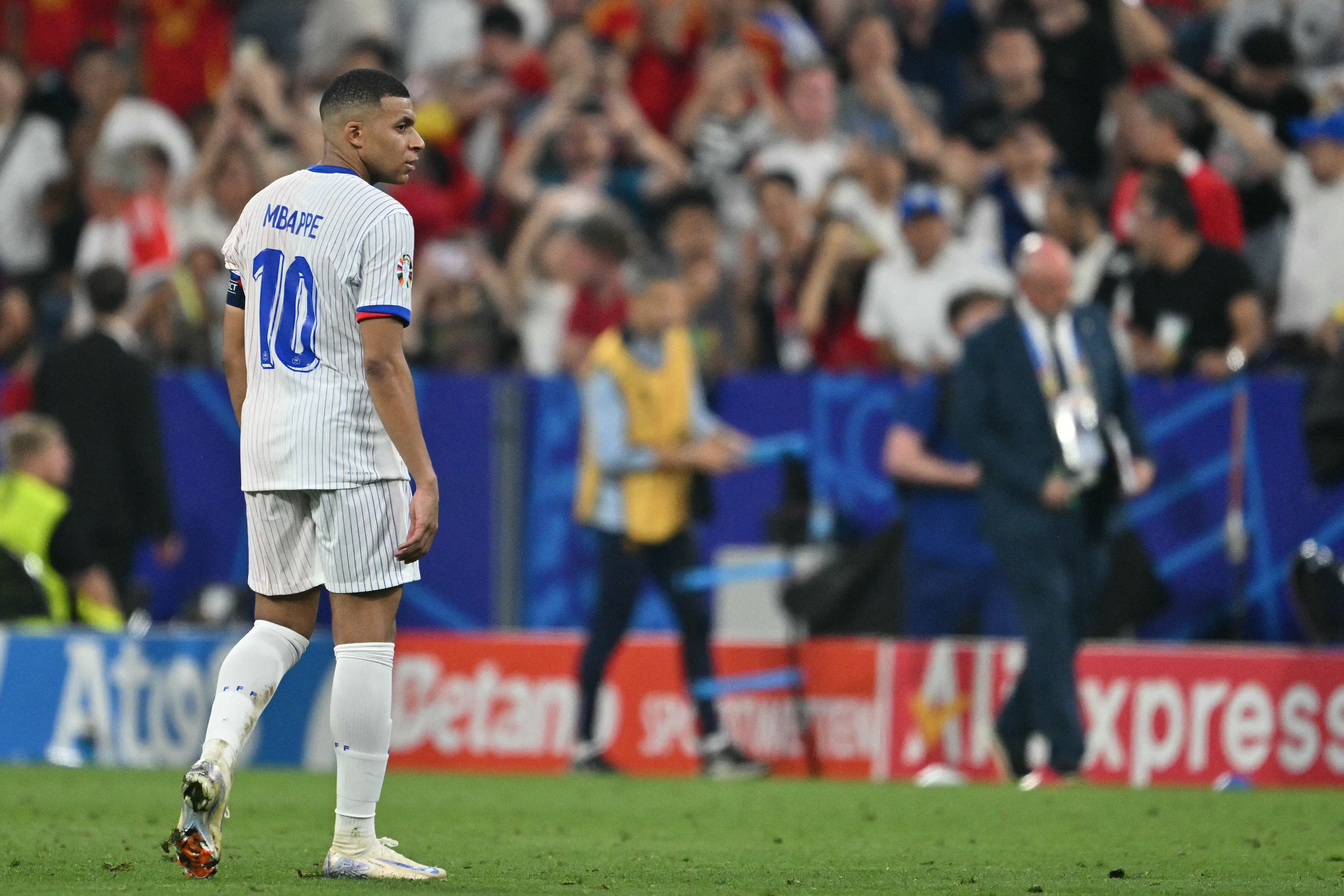 Mbappé no tuvo su mejor nivel a lo largo de la Eurocopa.