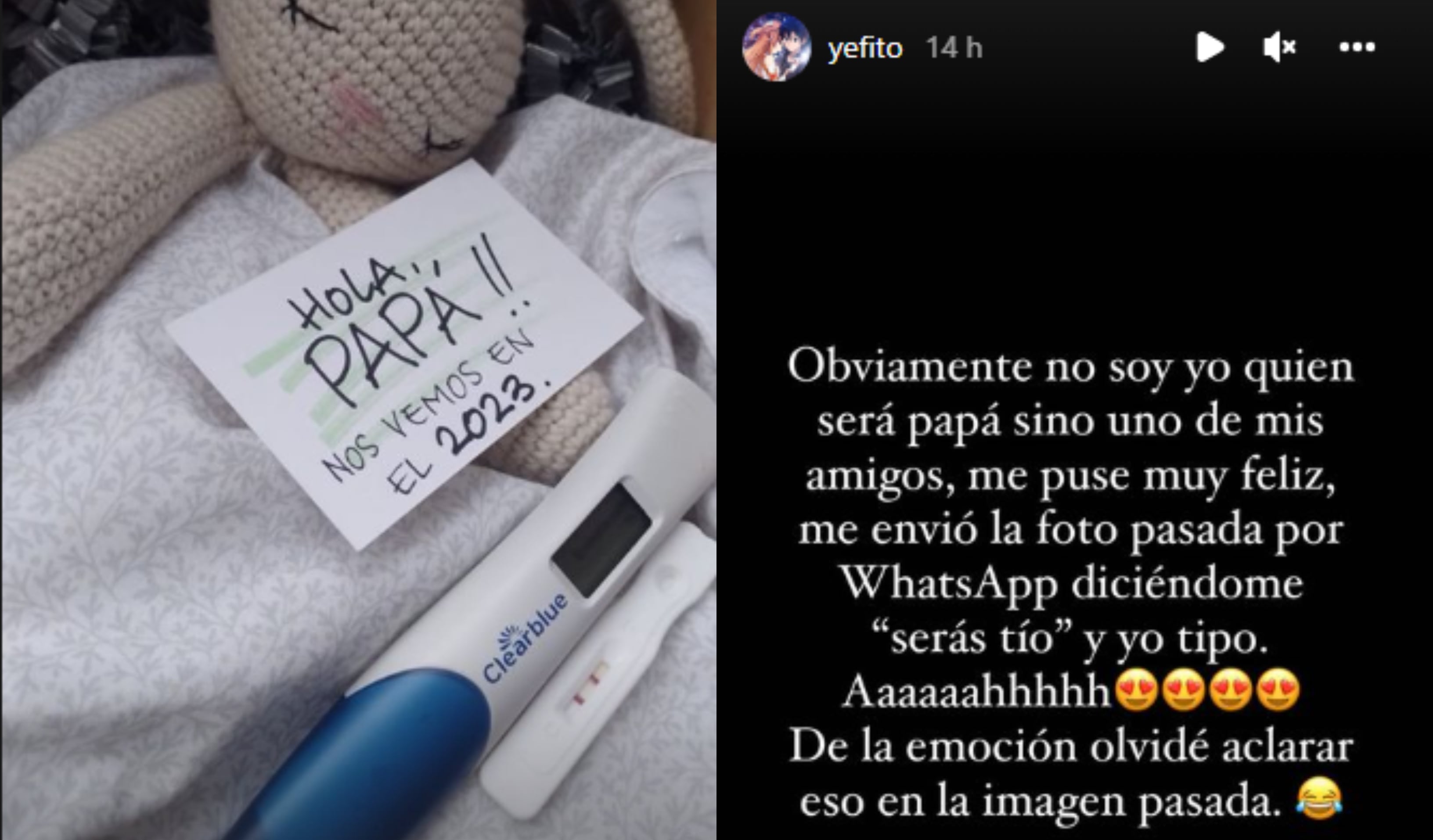 Yéferson Cossio aclaró a sus seguidores que no será papá.