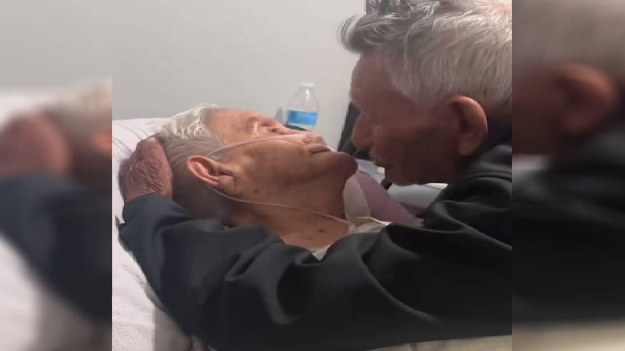 Este momento tuvo lugar tres días antes de que la mujer falleciera, según contó la nieta.