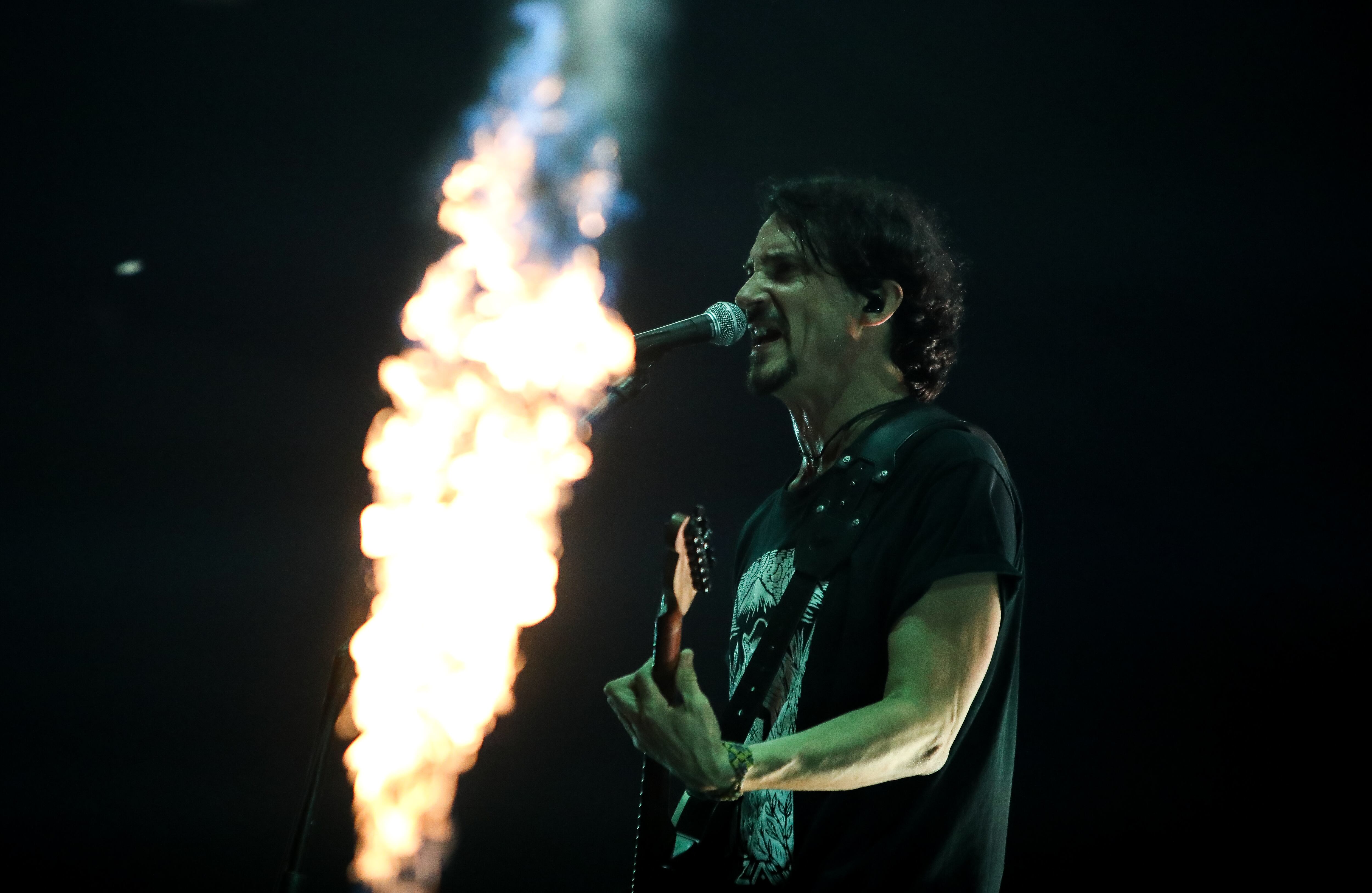 Gojira la banda francesa de death metal que se presentó en el Movistar Arena el 22 de noviembre.