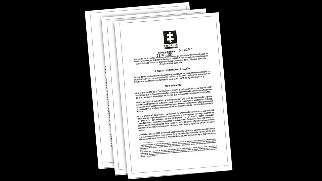 Una resolución de la Fiscal Luz Adriana Camargo, habría debilitado las unidades Gaula de la Policía y el Ejército. 
