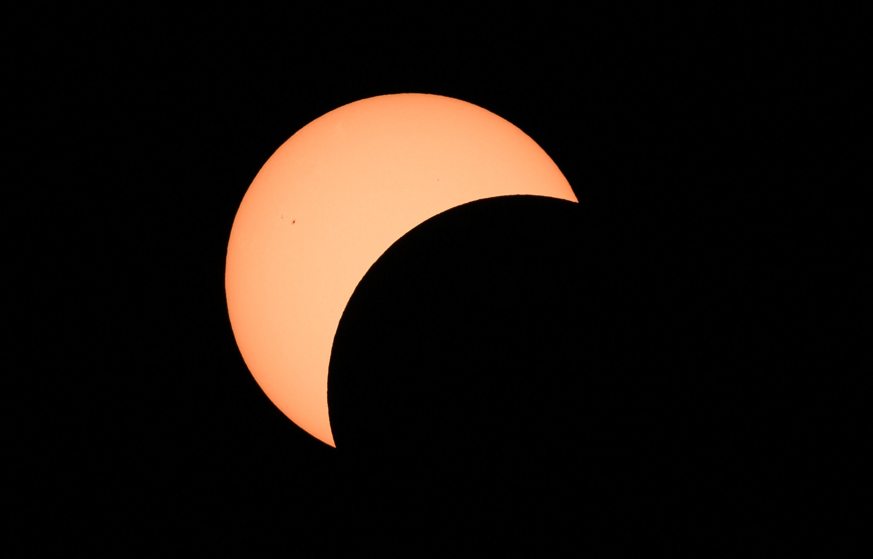 El eclipse total de sol fue un espectáculo en Estados Unidos. (Photo by JOSH EDELSON / AFP)