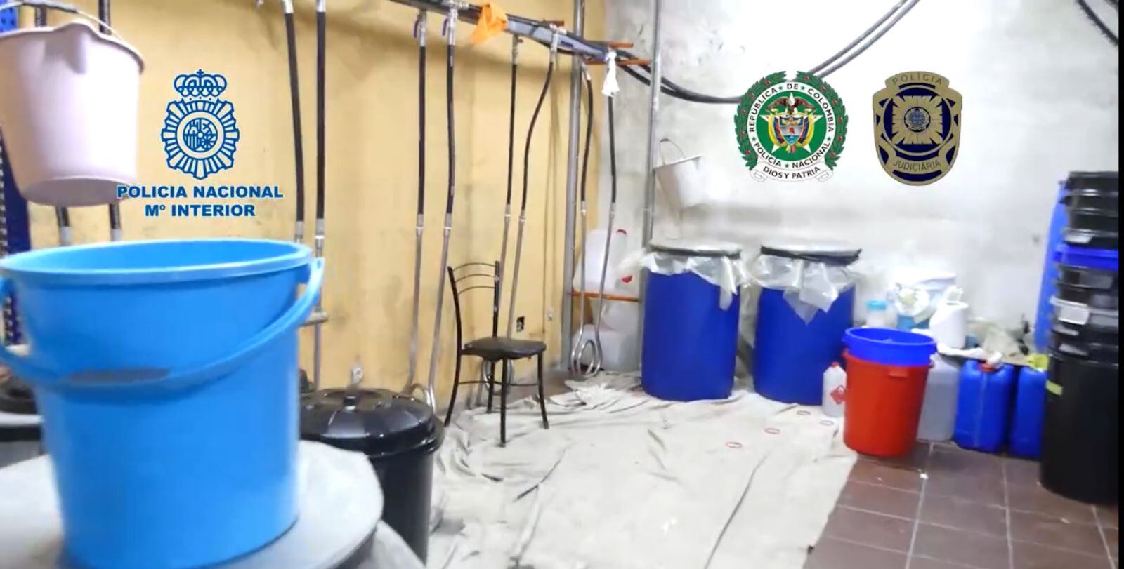 El laboratorio era capaz de producir 200 kilos diarios