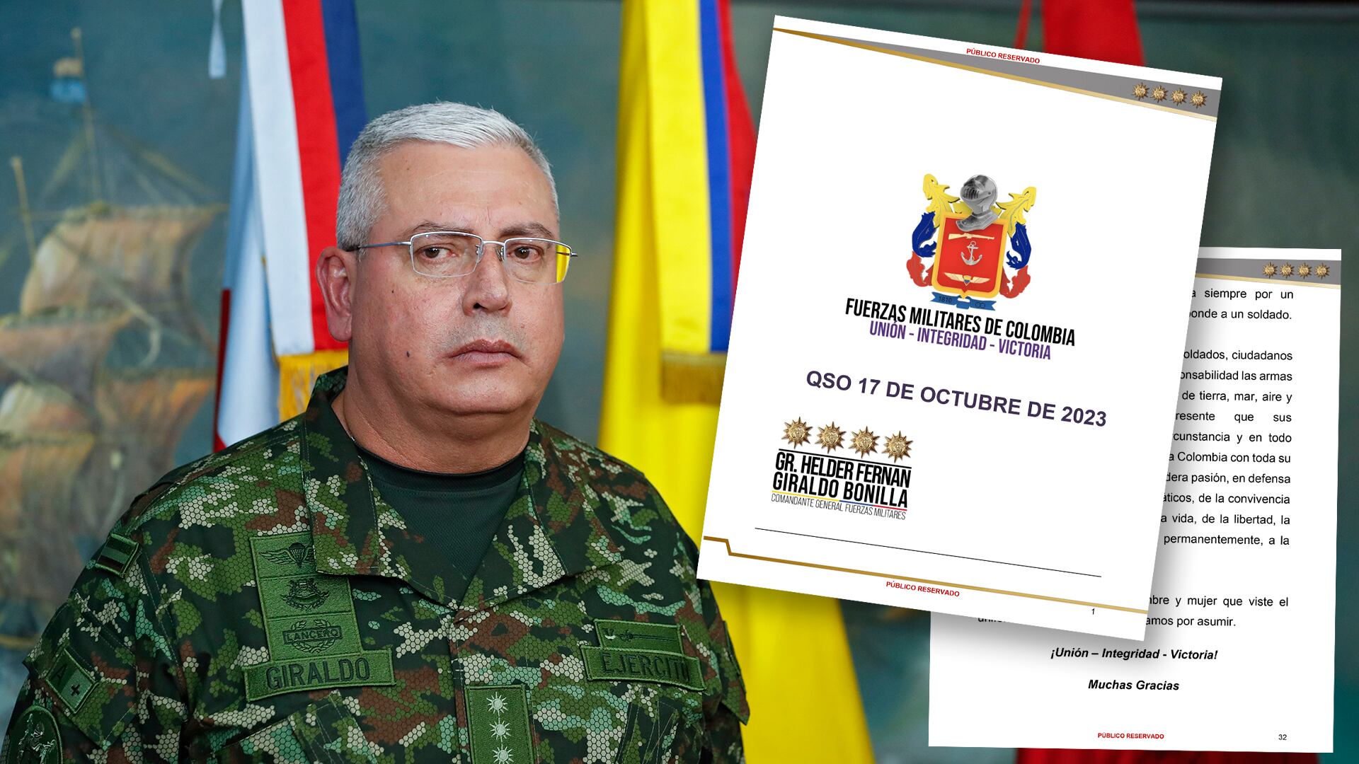 general Helder Fernan Giraldo  Documento