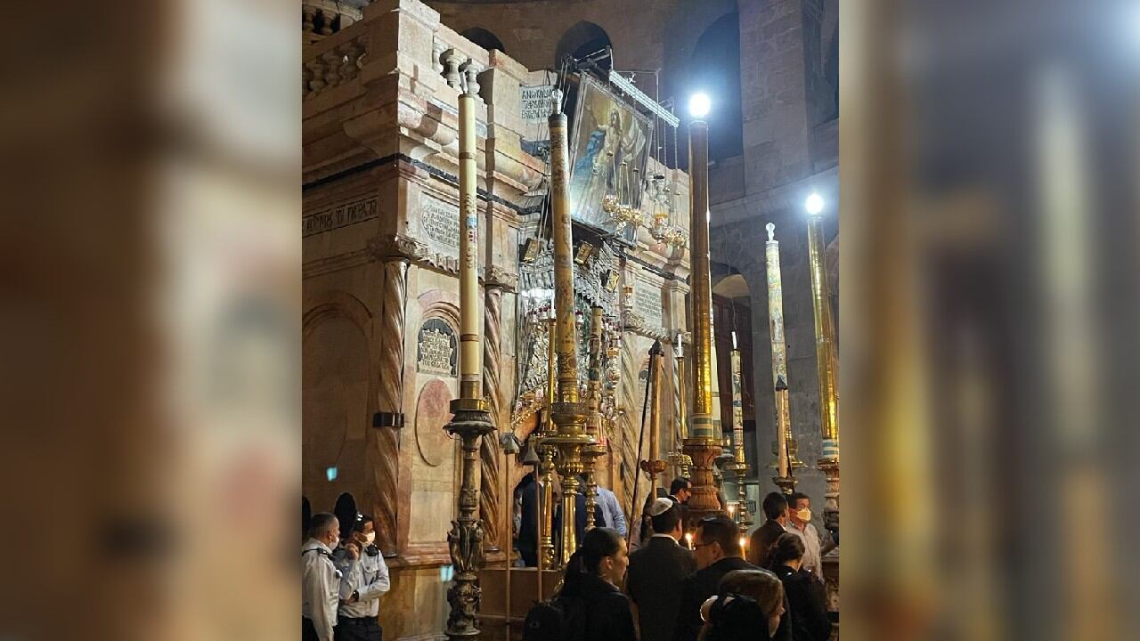 Presidente Iván Duque en el Santo Sepulcro en Jerusalén