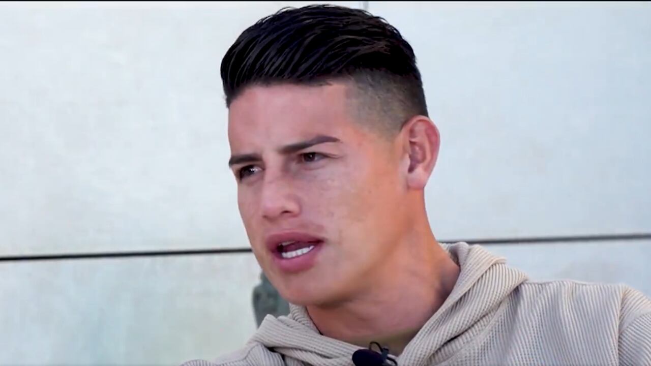 James Rodríguez en entrevista con Edu Aguirre