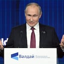 El presidente de Rusia, Vladimir Putin, participa en la reunión del club de discusión de Valday.