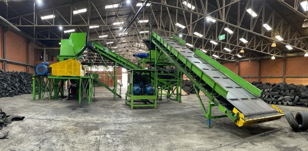 Planta de procesamiento de llantas usadas en Mosquera