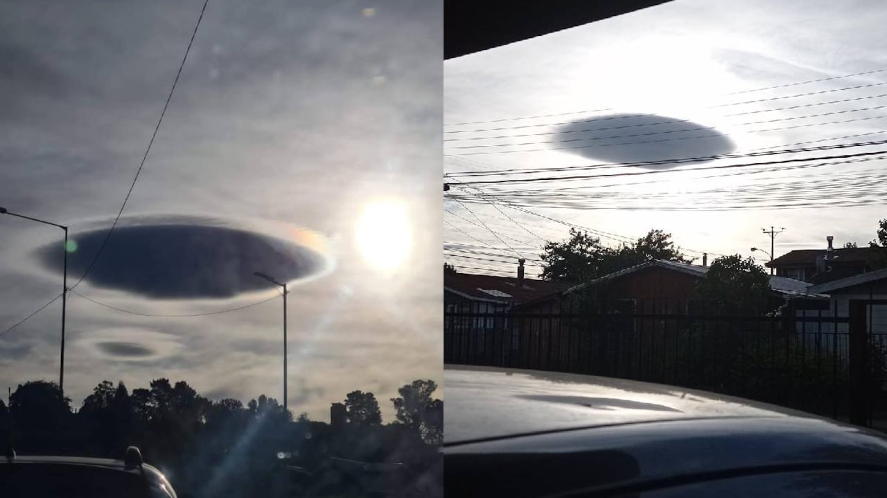 El extraño fenómeno pudo ser presenciado por residentes de una ciudad en Chile