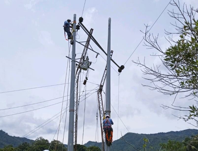 Los trabajos buscan mejorar la infraestructura eléctrica.