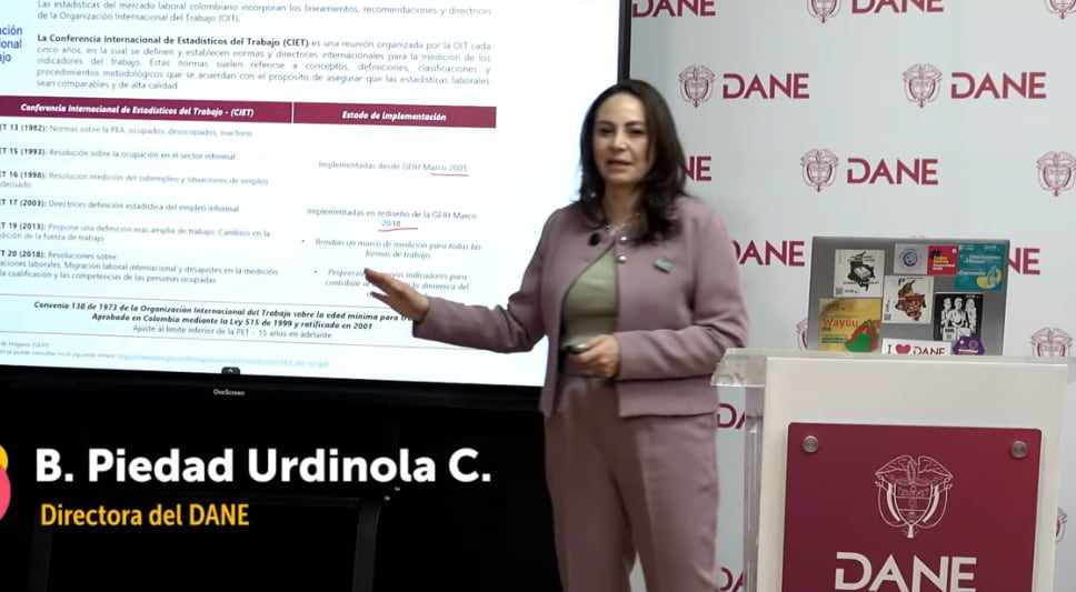 Piedad Urdinola, directora del Dane