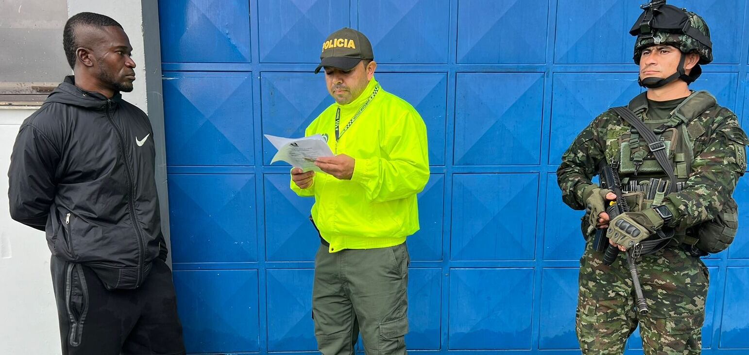 Alias Maco, capturado por las Fuerzas Militares de Colombia.