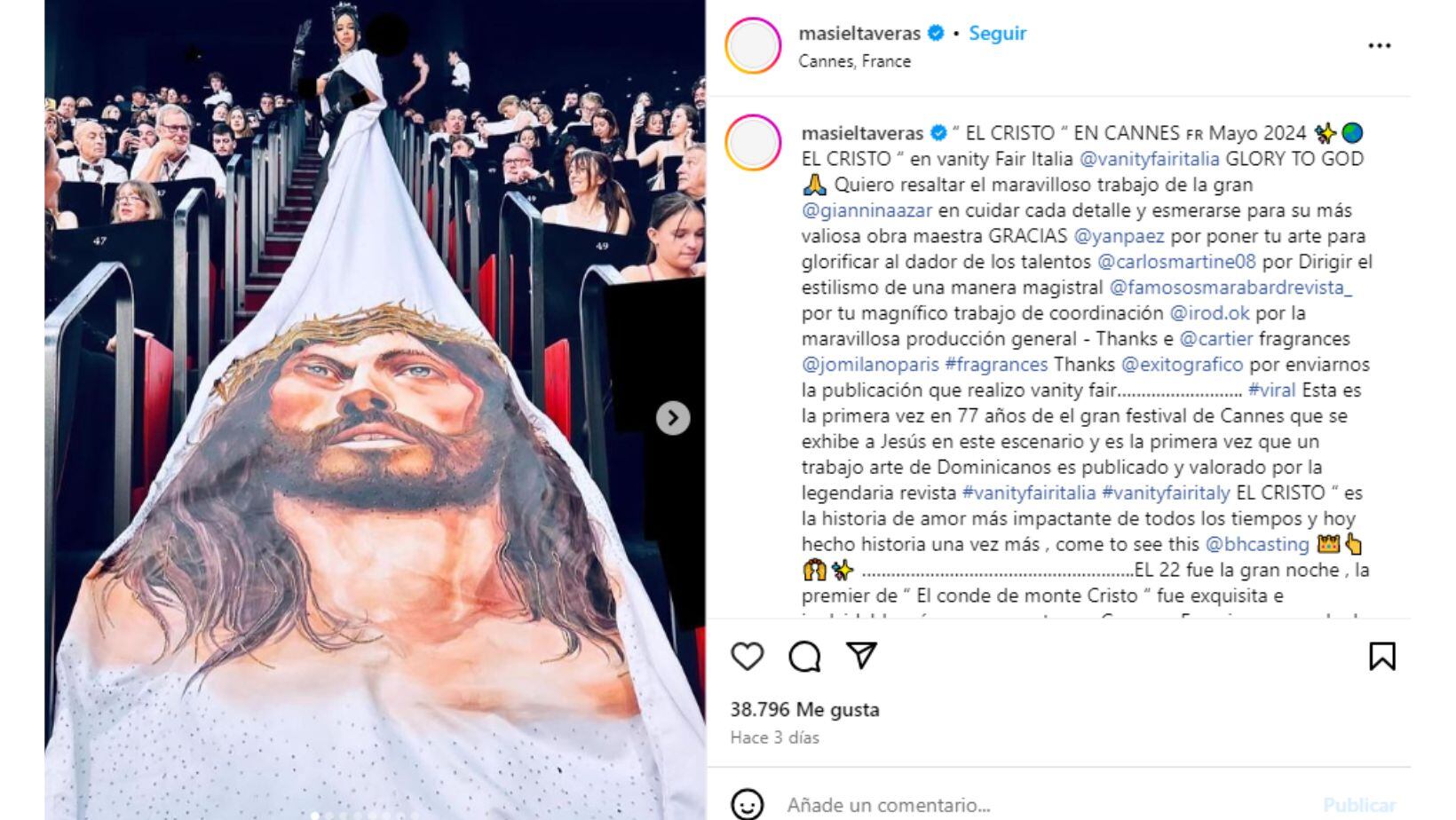 Guardia de seguridad de Cannes causó polémica por alternado que tuvo con la actriz Massiel Taveras en plena alfombra roja