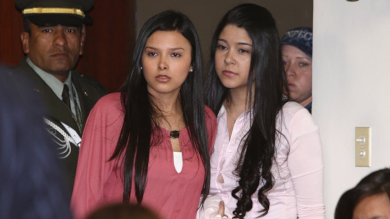 Laura Moreno (izq.) y Jessy Quintero (centro), procesadas por la muerte del joven Luis Andrés Colmenares.