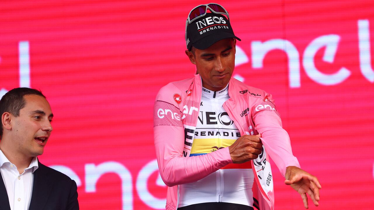 Jhonatan Narváez, ganador de la primera etapa del Giro de Italia.