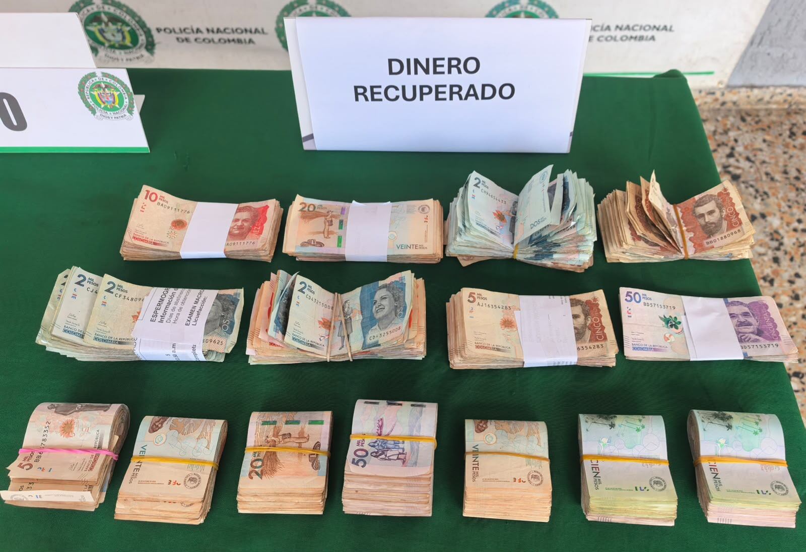 Policía de Usme recupera millonario botín destinado a subsidios tras capturar a dos atracadores.