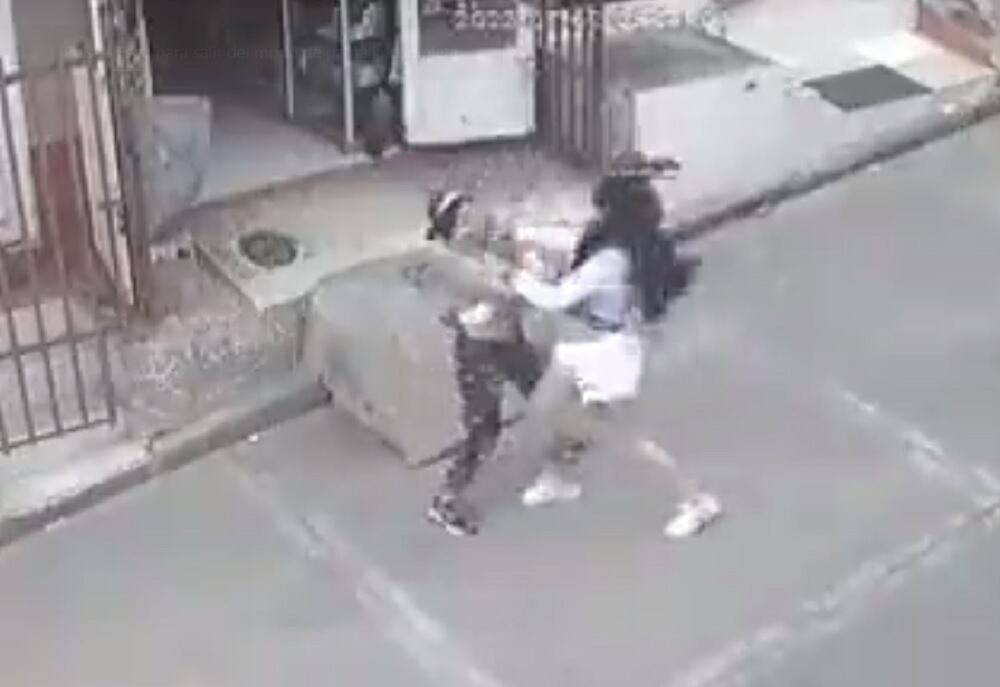Las mujeres se agredieron con cuchillos en el barrio Alaska de Ibagué.