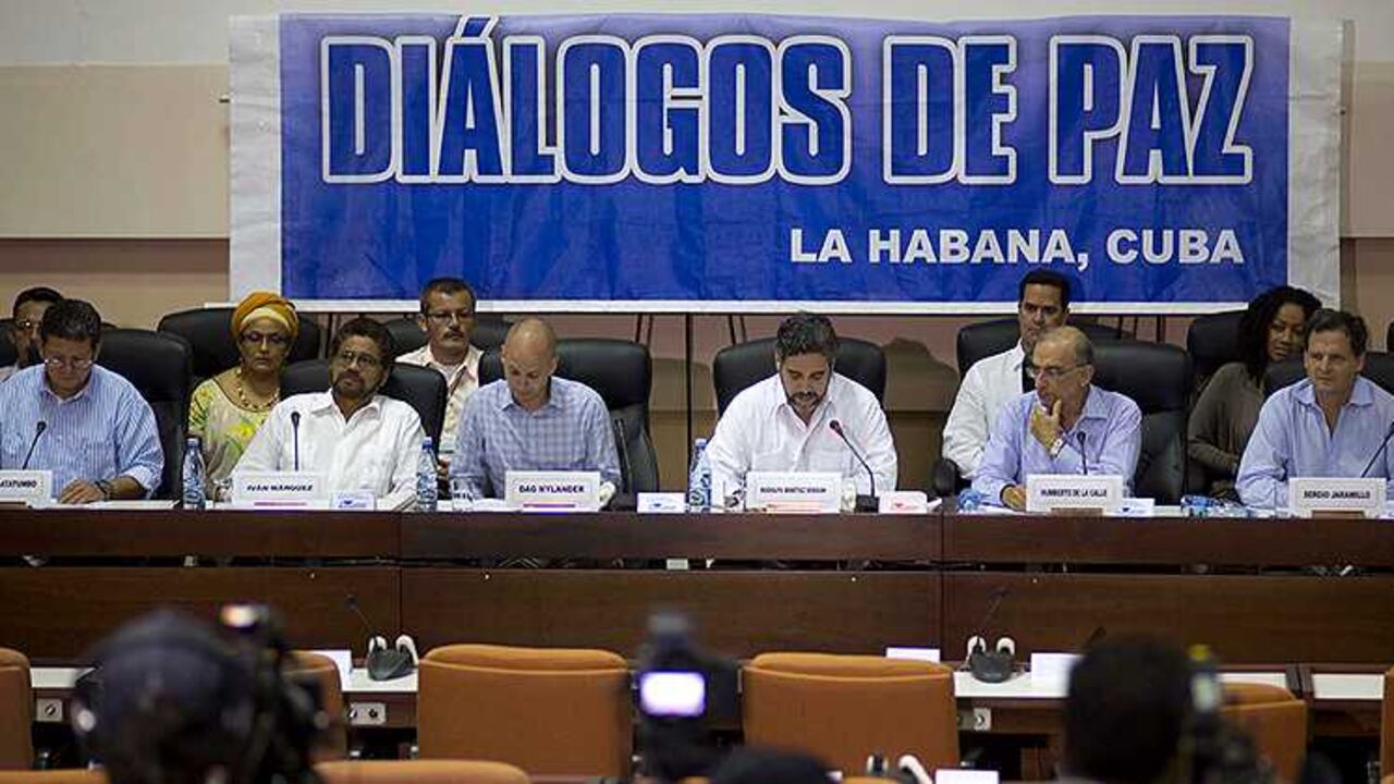 Equipo negociador del Gobierno y las FARC.