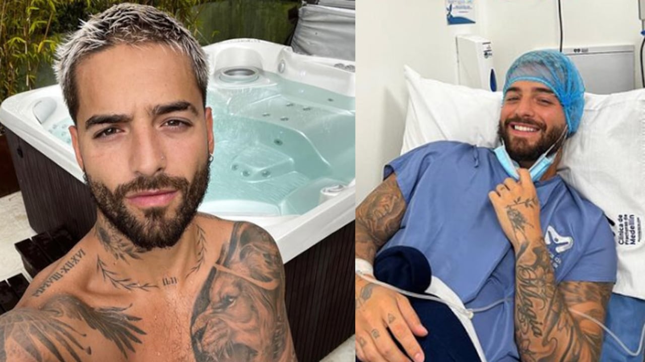 Maluma compartió foto en una clínica de Medellín - Foto tomada de Instagram @maluma