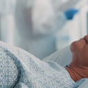 Shot of a senior woman lying in a hospital bed