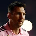 Lionel Messi salió sustituido en el minuto 37 de juego.