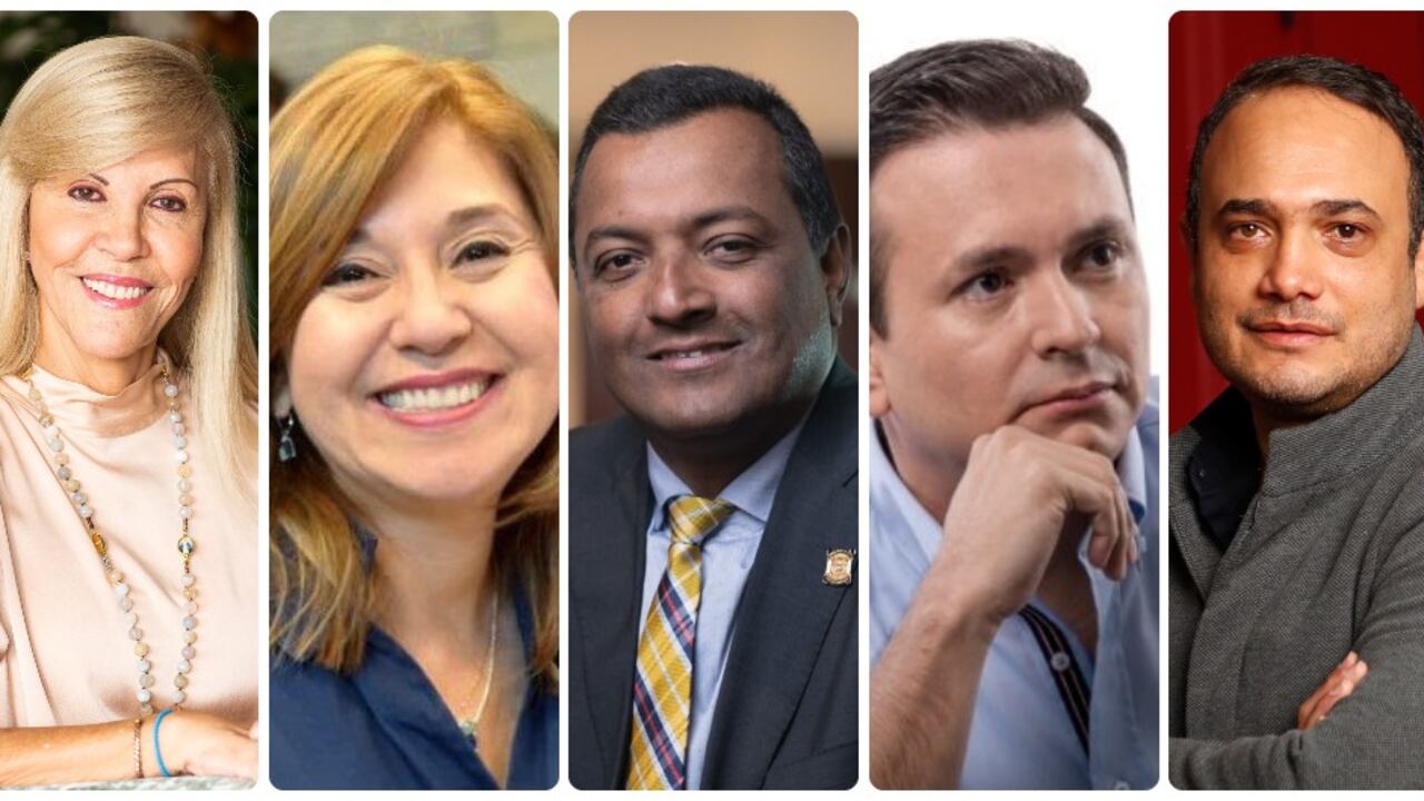 Dilian Francisca Toro, Norma Hurtado, Víctor Salcedo, Juan Carlos Garcés y Alfredo Deluque.