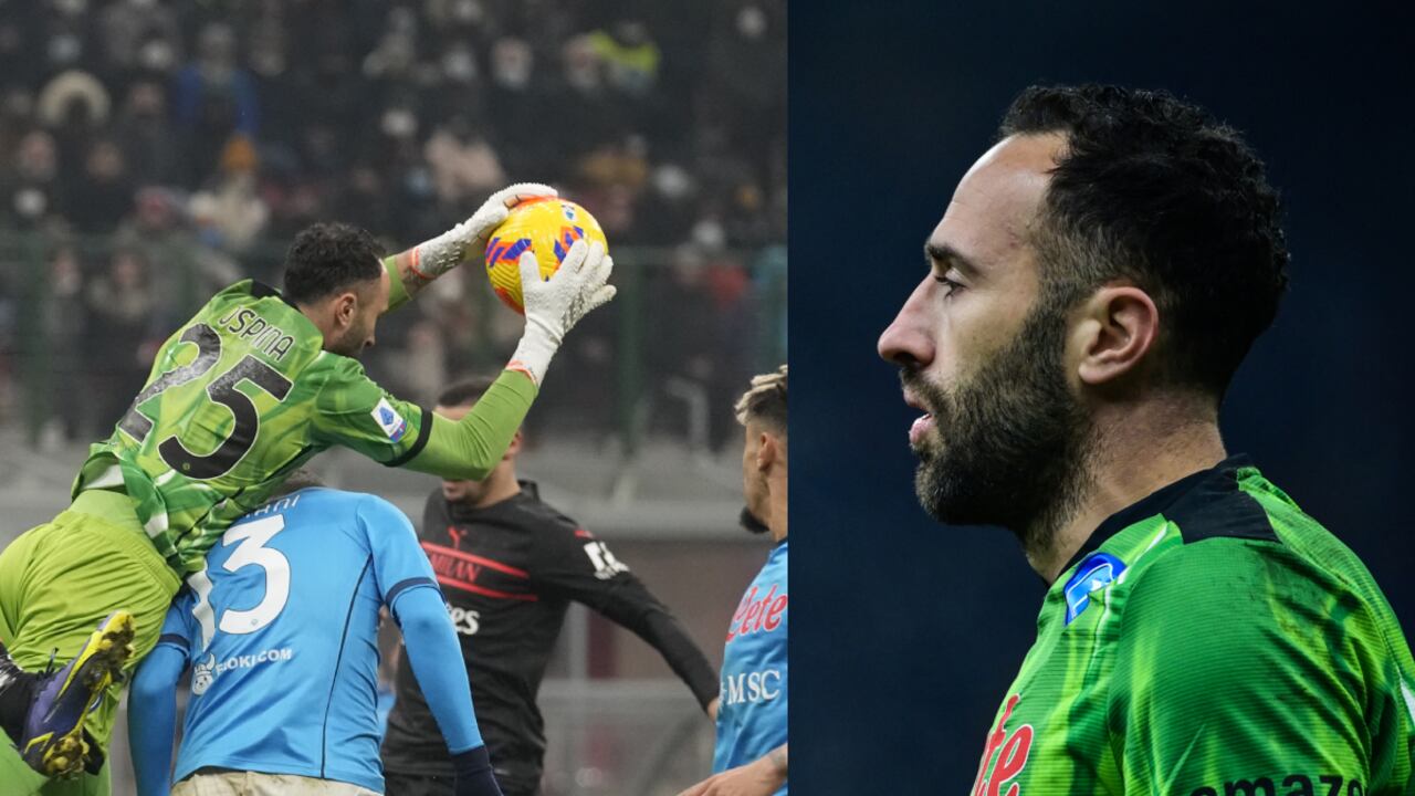 Atajadas David Ospina. Foto: AP/Antonio Calanni y AFP/Miguel Medina