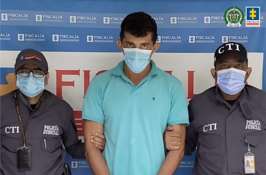 Deibis Rapalino García, uno de los responsables del doble homicidio de los menores de edad.