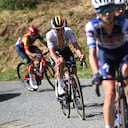 Remco Evenepoel sufrió en el ascenso al Col de Tourmalet.