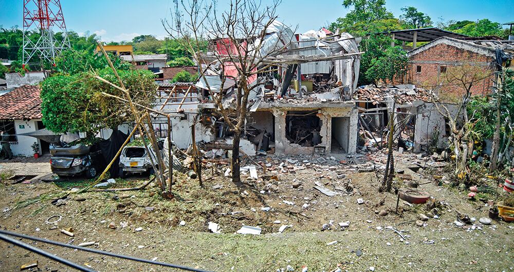Atentado en el Cauca.
