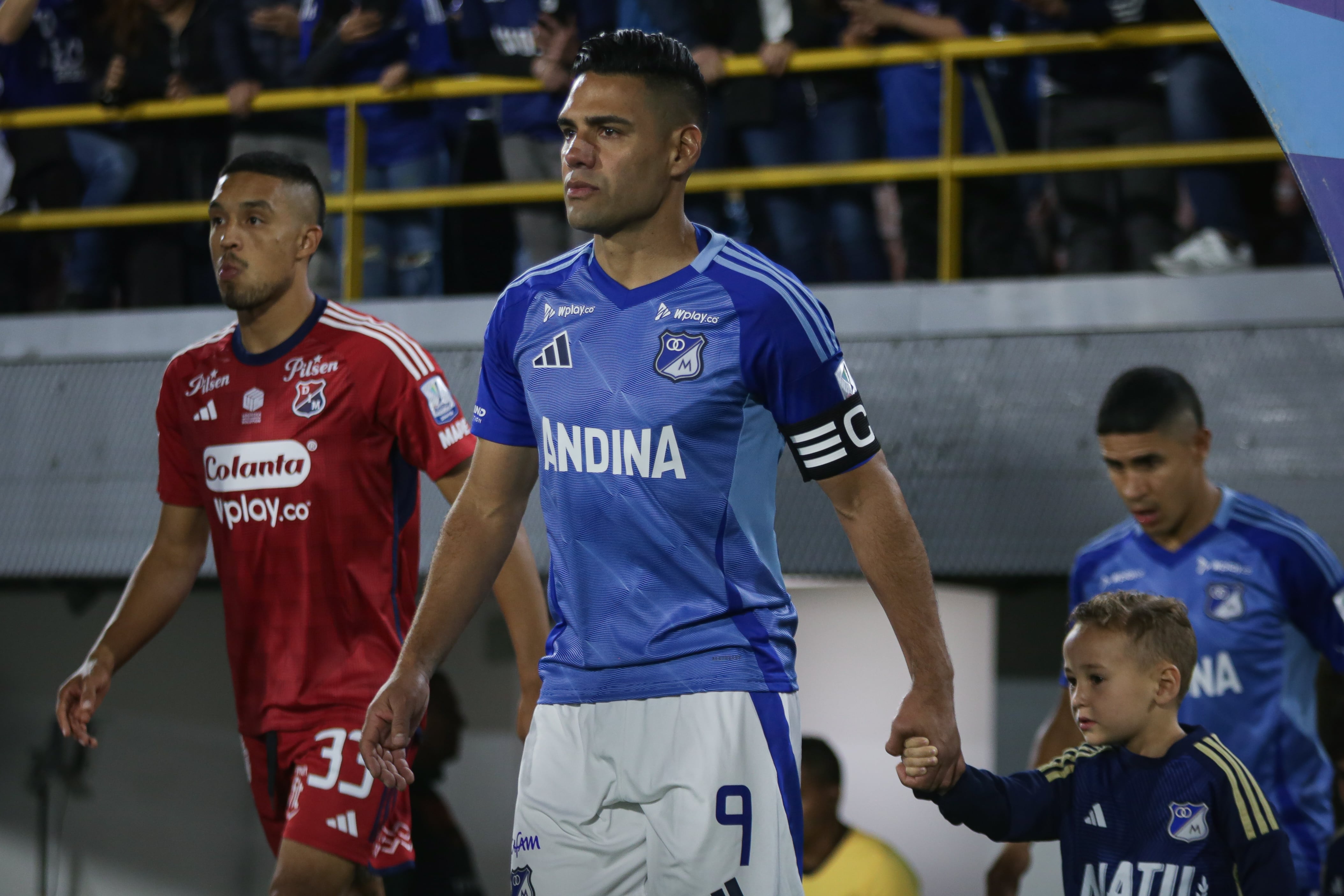 Bogotá. Febrero 15 de 2025. Millonarios FC enfrenta a Independiente Medellín por encuentro válido de la Liga BetPlay I 2025 de la fecha 5, en el Estadio Nemesio Camacho El Campín. (Colprensa - Cristian Bayona).
