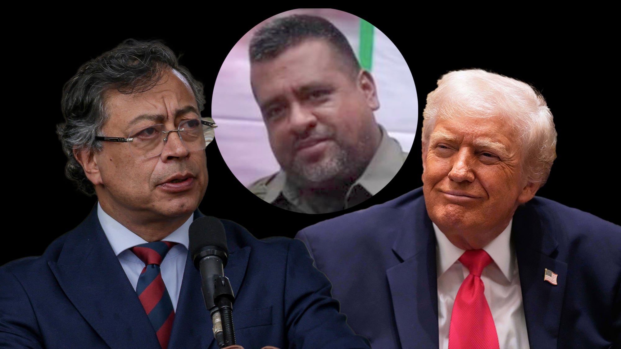 Gustavo Petro alias araña,  Donald Trump