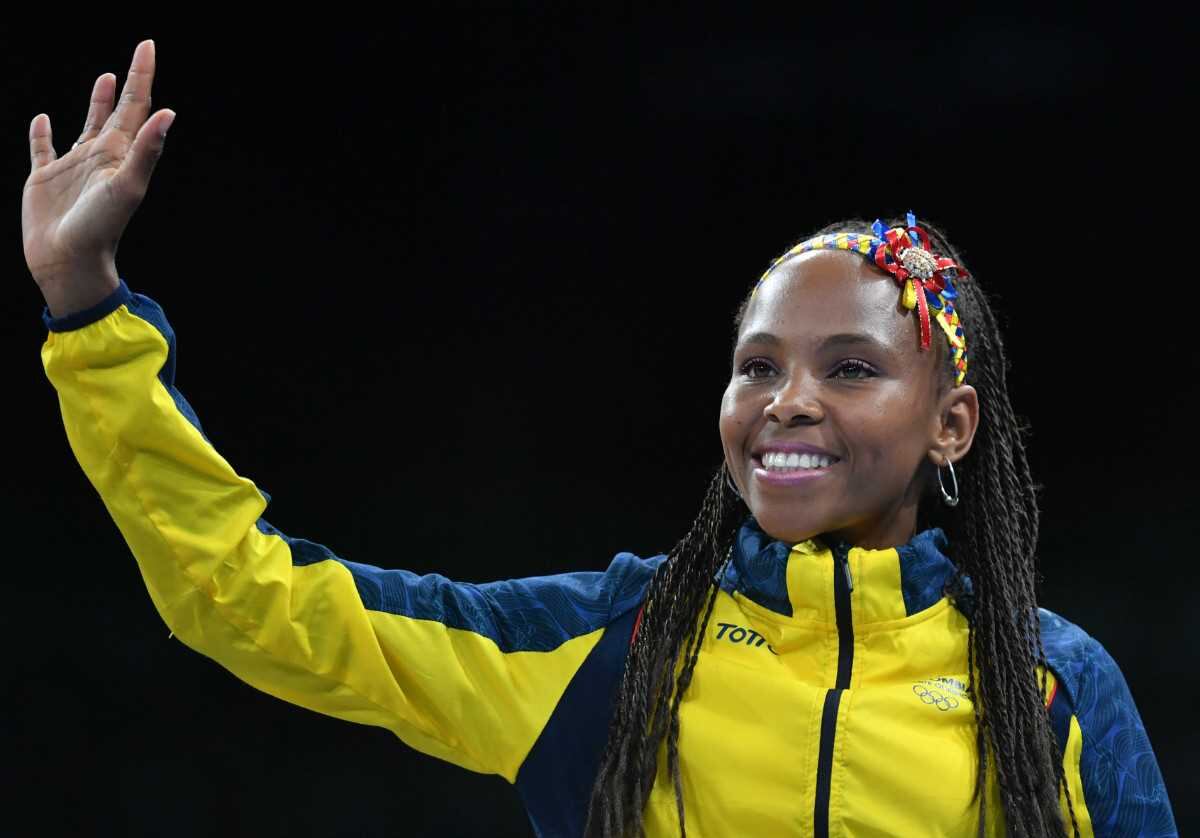 Ingrit cumple un gran sueño personal. Yuri Cortez/ AFP