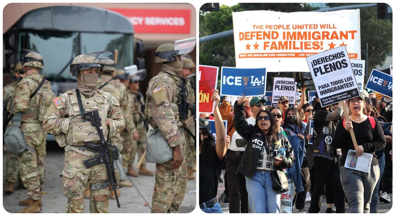 La Guardia Nacional hace presencia en Los Ángeles