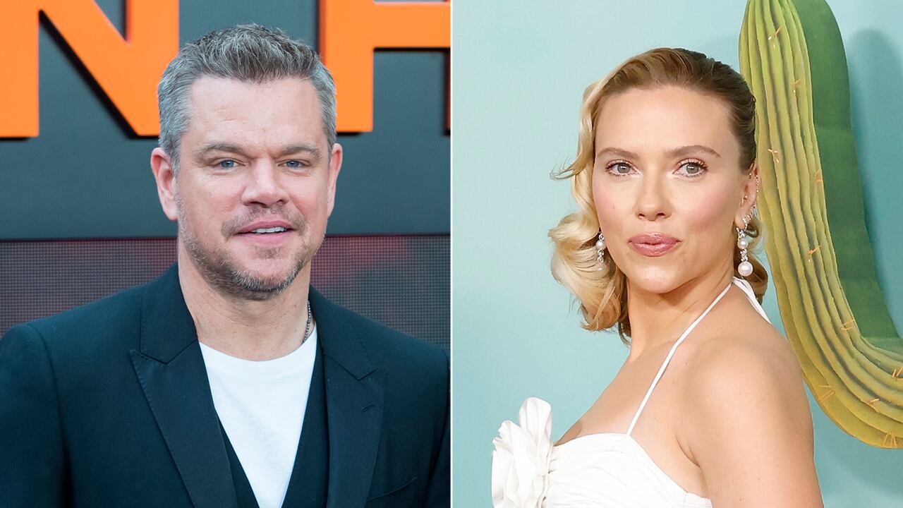 Matt Damon y Scarlett Johansson rodaron We Bought a Zoo o Un zoológico en casa en 2011.