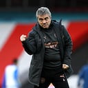 Arsenal v Manchester City - Premier League
LONDON, ENGLAND - FEBRUARY 21: Juan Manuel Lillo, Assistant Coach of Manchester City reacts prior to the Premier League match between Arsenal and Manchester City at Emirates Stadium on February 21, 2021 in London, England. Sporting stadiums around the UK remain under strict restrictions due to the Coronavirus Pandemic as Government social distancing laws prohibit fans inside venues resulting in games being played behind closed doors. (Photo by Shaun Botterill/Getty Images)